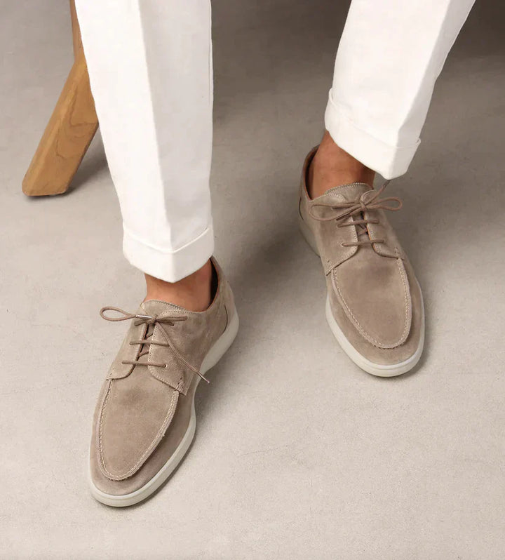 Luxurious leather lace-up loafers for men Mune Fashion