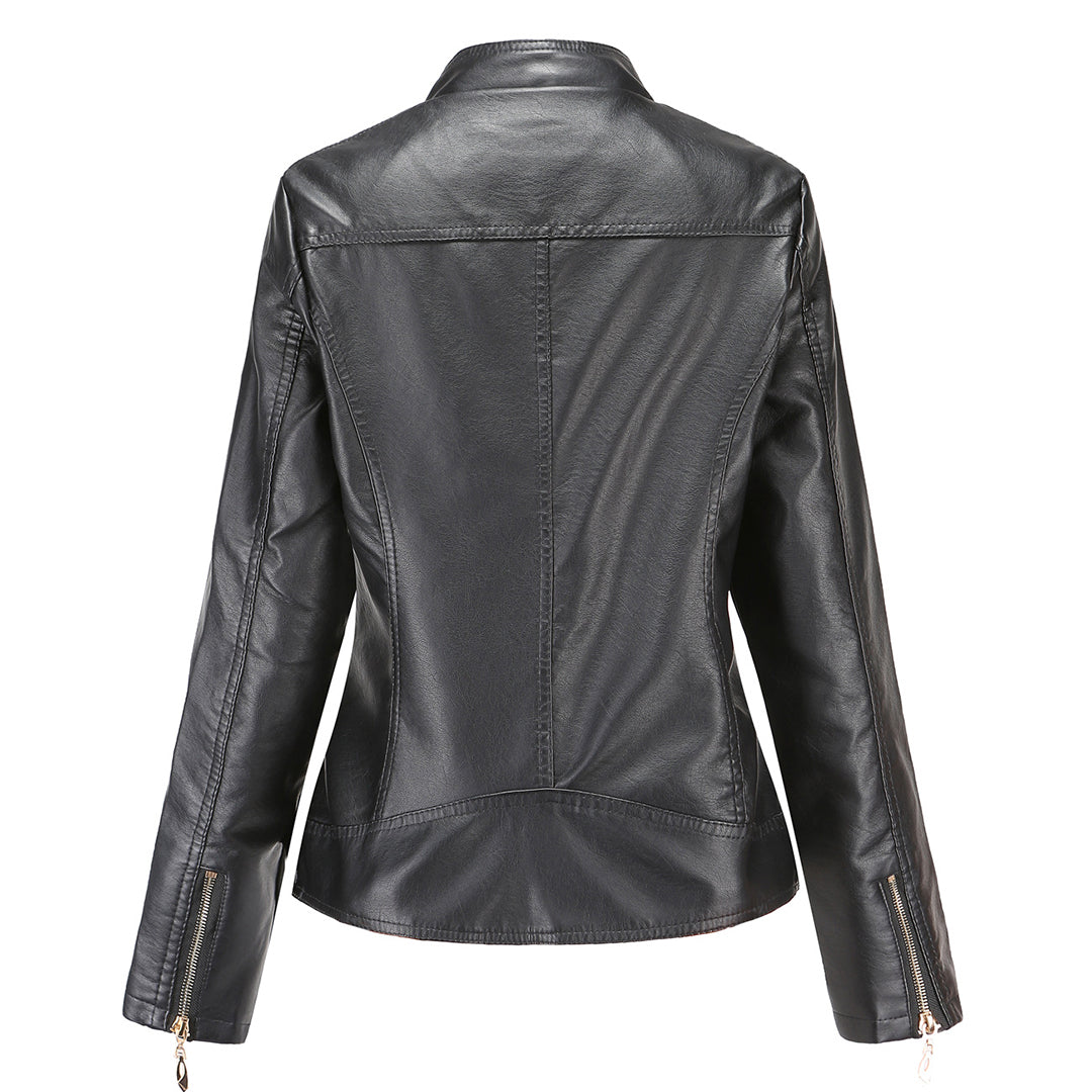 Mune | Stylish leather women's jacket made of genuine leather