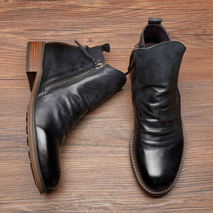 Mune | Casual Autumn Stylish Boots with Zipper for Men