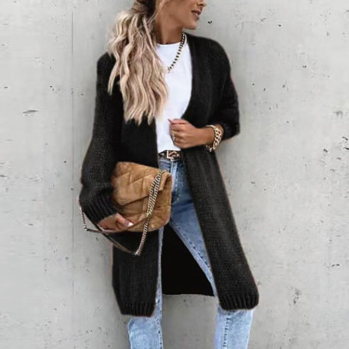 Women’s Relaxed Fit Long Open Front Cardigan
