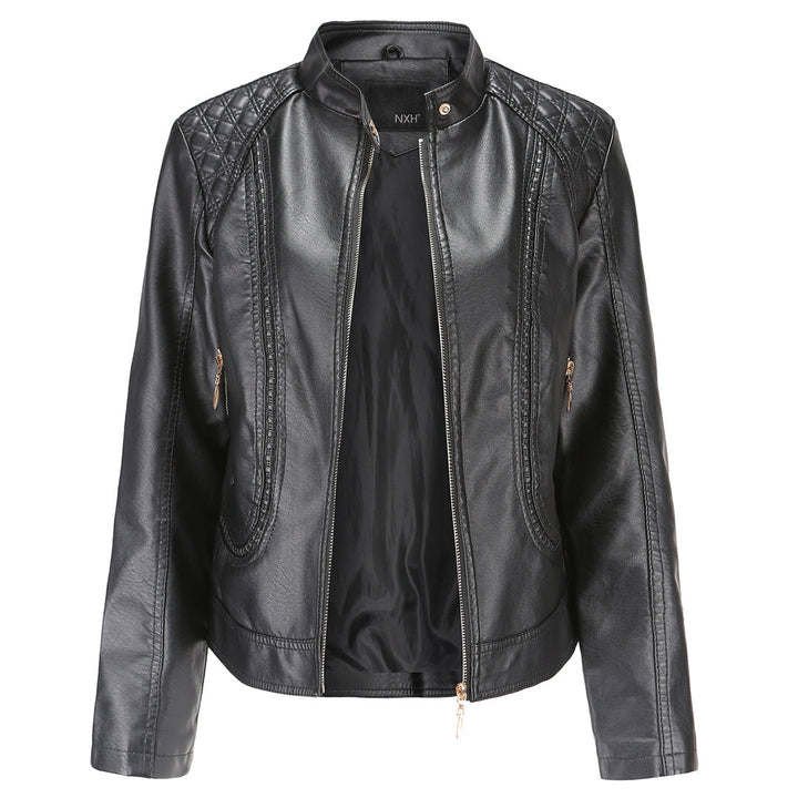 Mune | Stylish leather women's jacket made of genuine leather