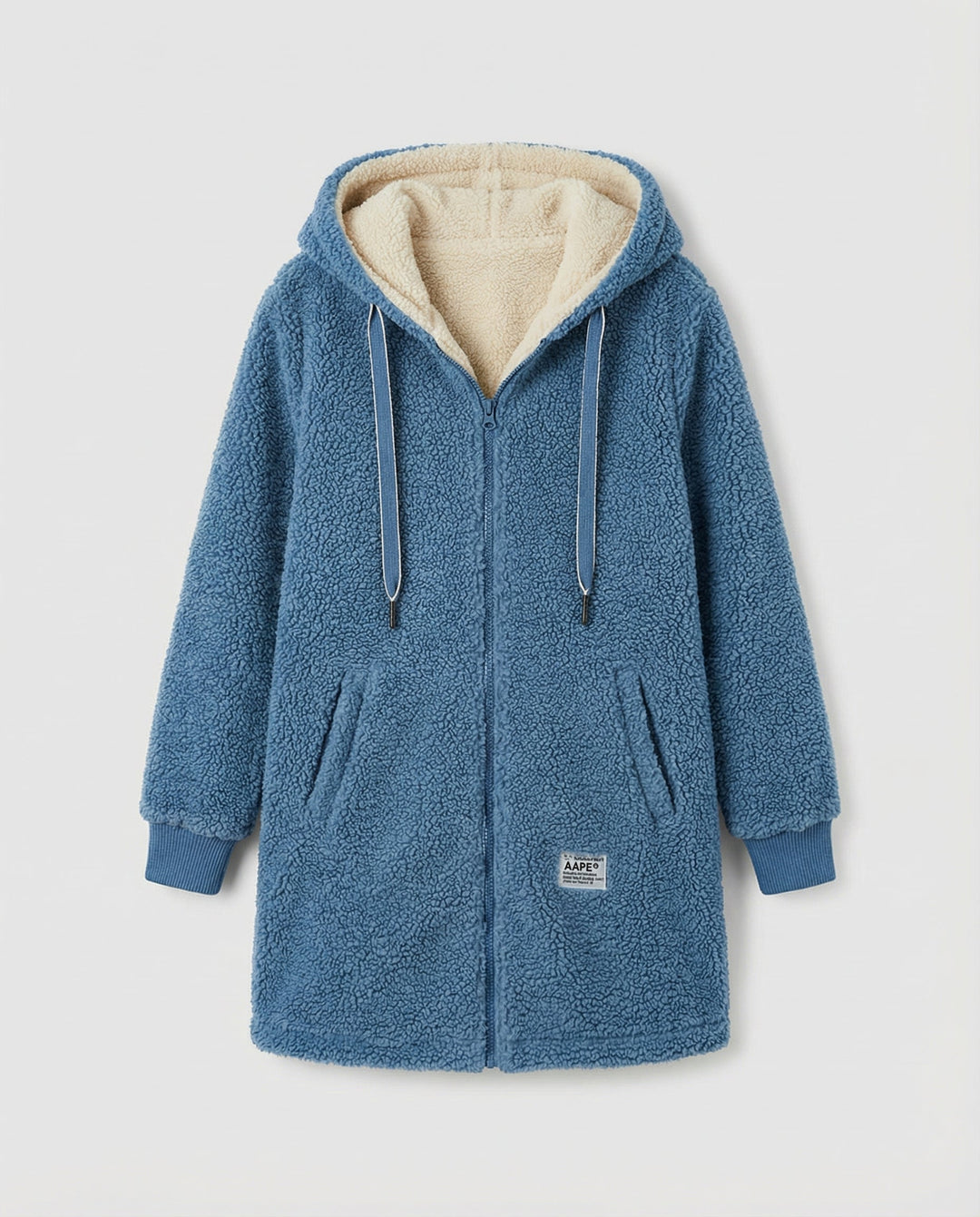 Warm fleece jacket women