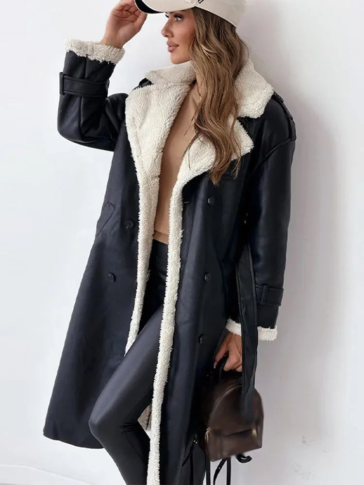 Mune | Fur Long Jacket