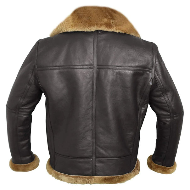 Mune | B3 - Pilot jacket made of reversed lamb for luxury and warmth