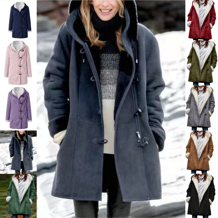 Mune | Casual fleece-lined coat with hood