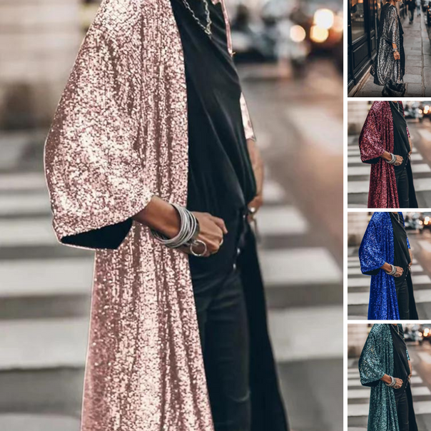 Mune | Windproof knitted vest with sparkling sequins