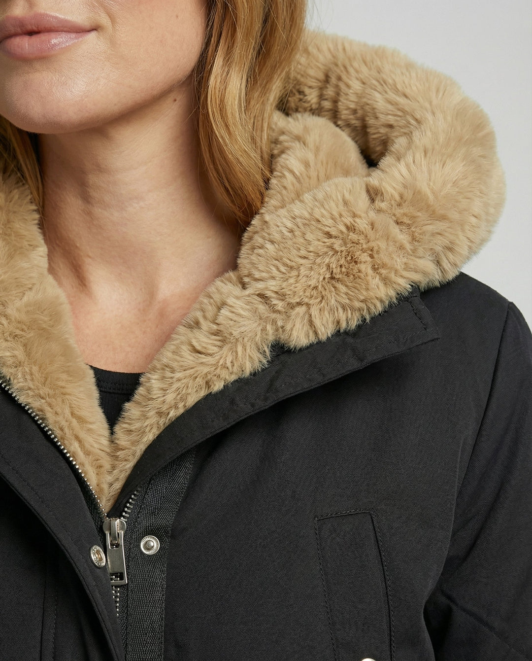 Warm women's winter jacket
