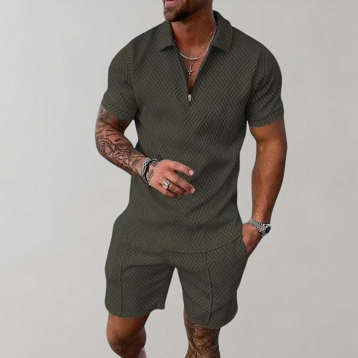 Mune Fashion | Polo and Shorts Set for Men