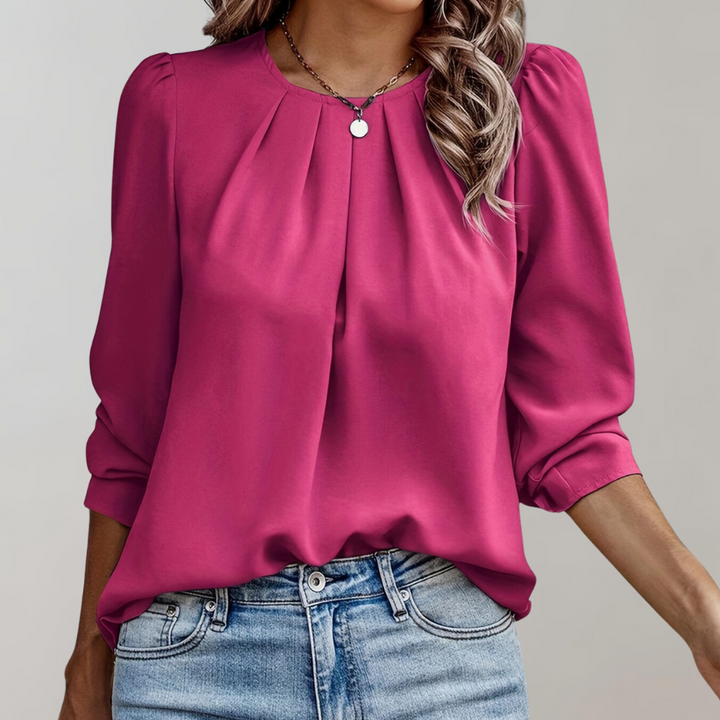 Mune Fashion | Well-groomed satin blouse for women