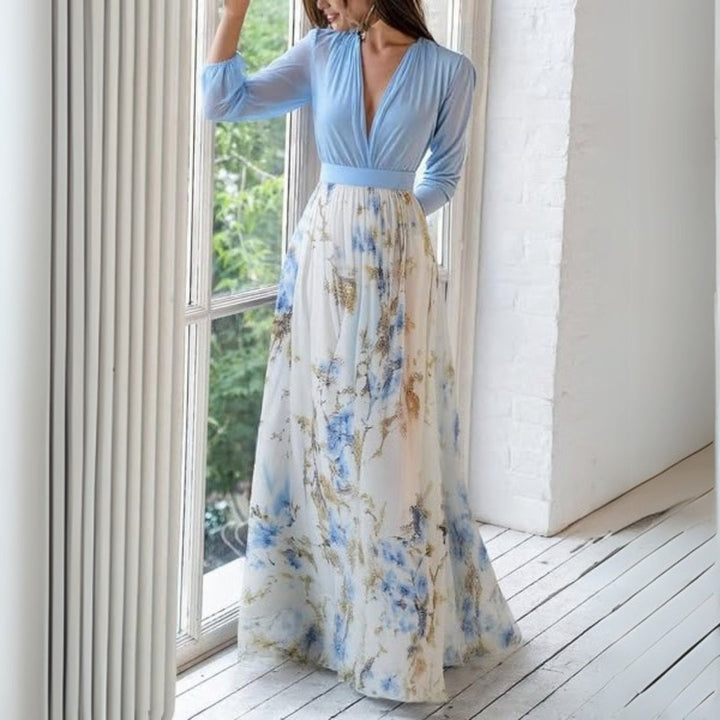 Mune | Elegant Floral Maxi Dress