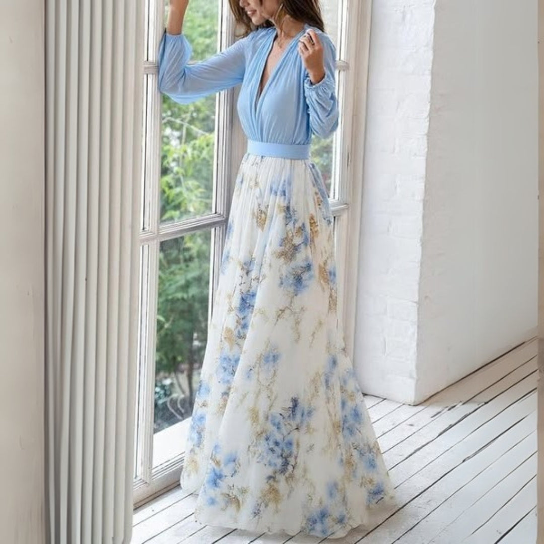 Mune | Elegant Floral Maxi Dress