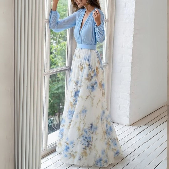 Mune | Elegant Floral Maxi Dress