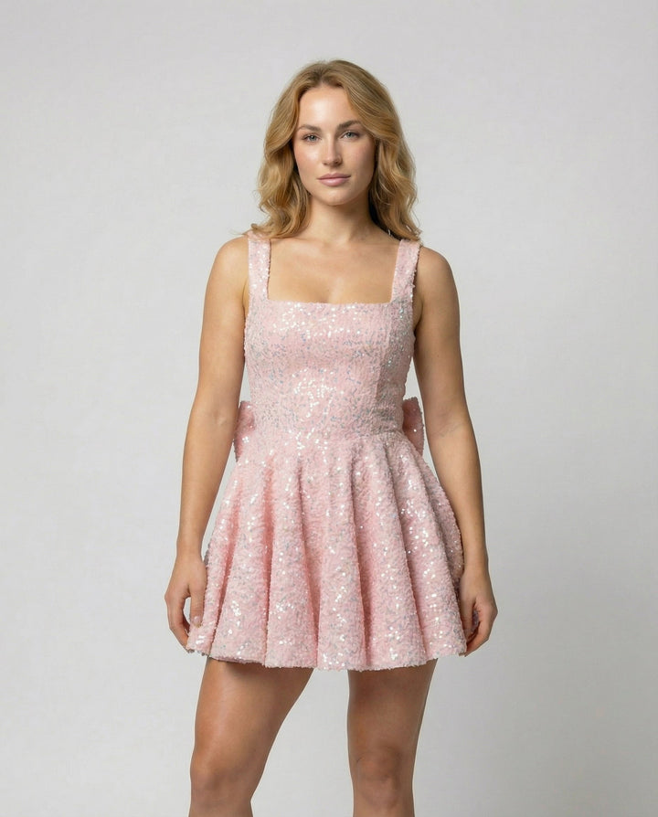 Personalizable Bow Party Dress | Mune Fashion