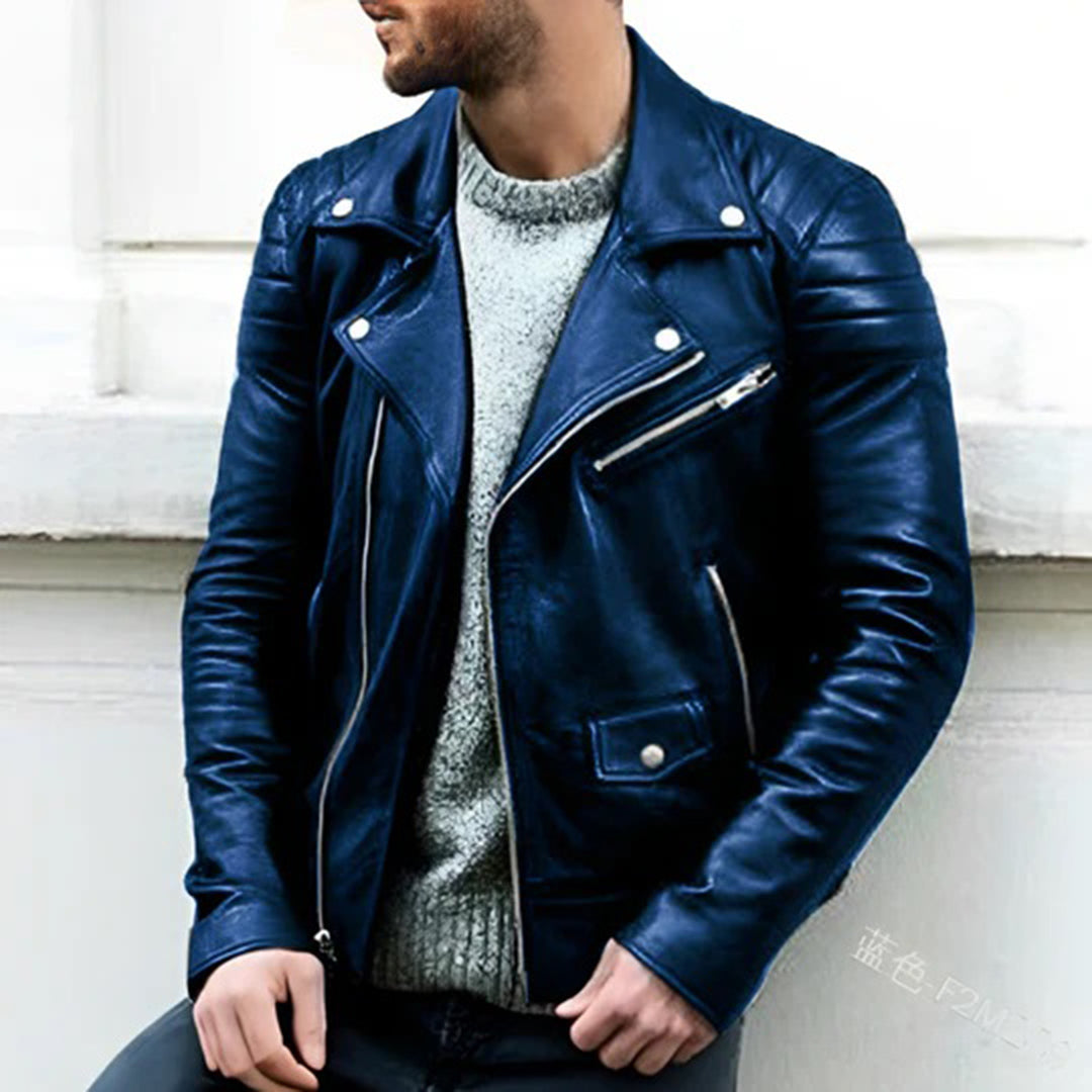 Mune | Leather Biker Jacket for Men