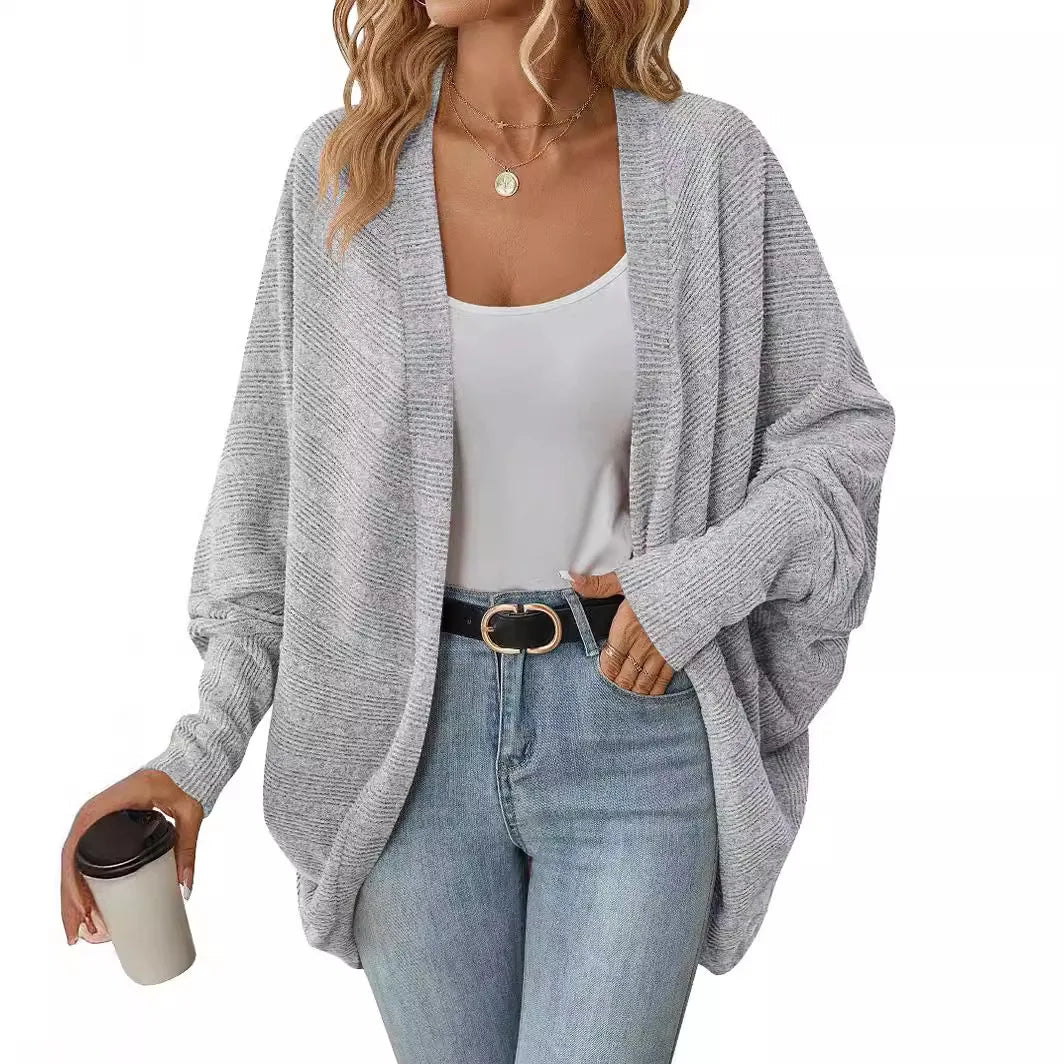 Mune | Women's Mid-Length Elegant Cardigan for Fall and Winter