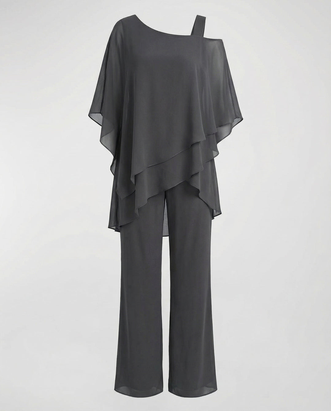 Elegant Chiffon Evening Set Women