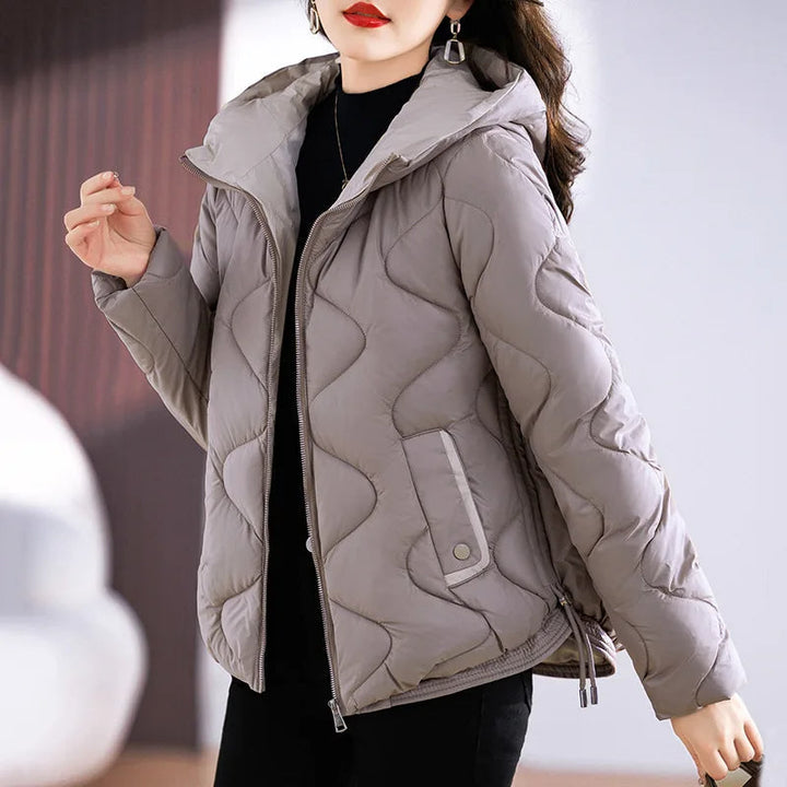 Mune | Women's quilted jacket with hood and zipper