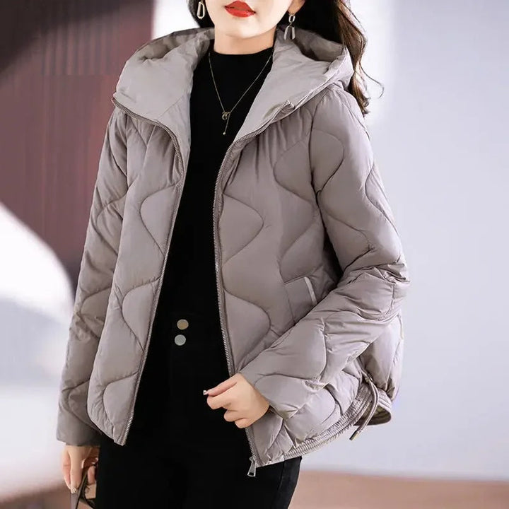 Mune | Women's quilted jacket with hood and zipper