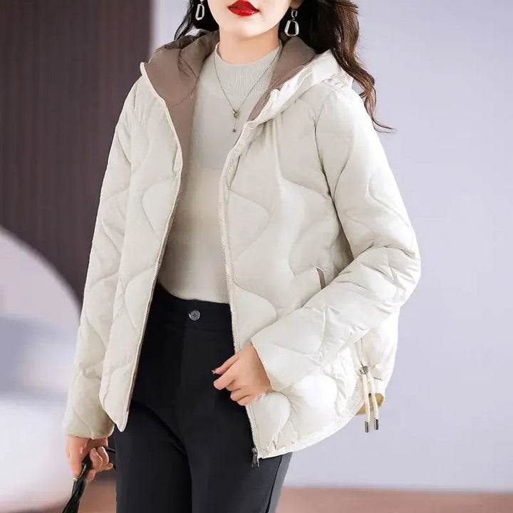 Mune | Women's quilted jacket with hood and zipper