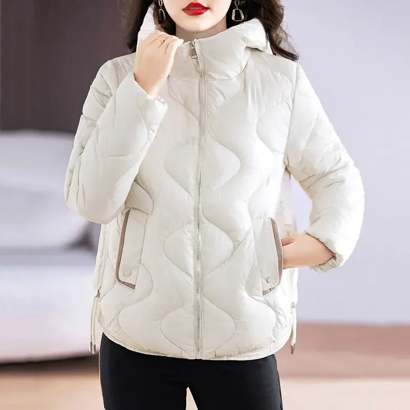 Mune | Women's quilted jacket with hood and zipper