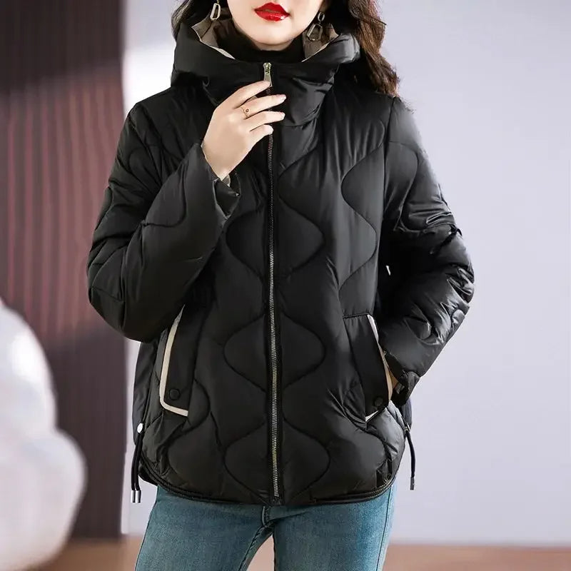 Mune | Women's quilted jacket with hood and zipper