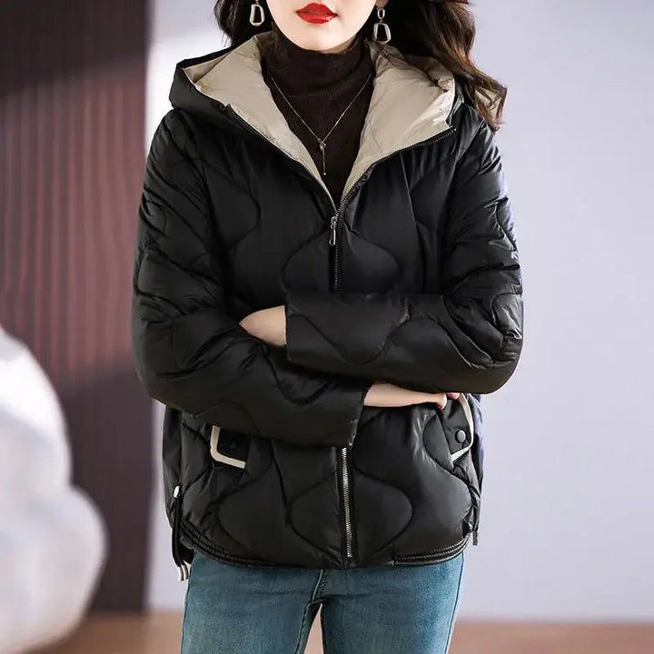 Mune | Women's quilted jacket with hood and zipper