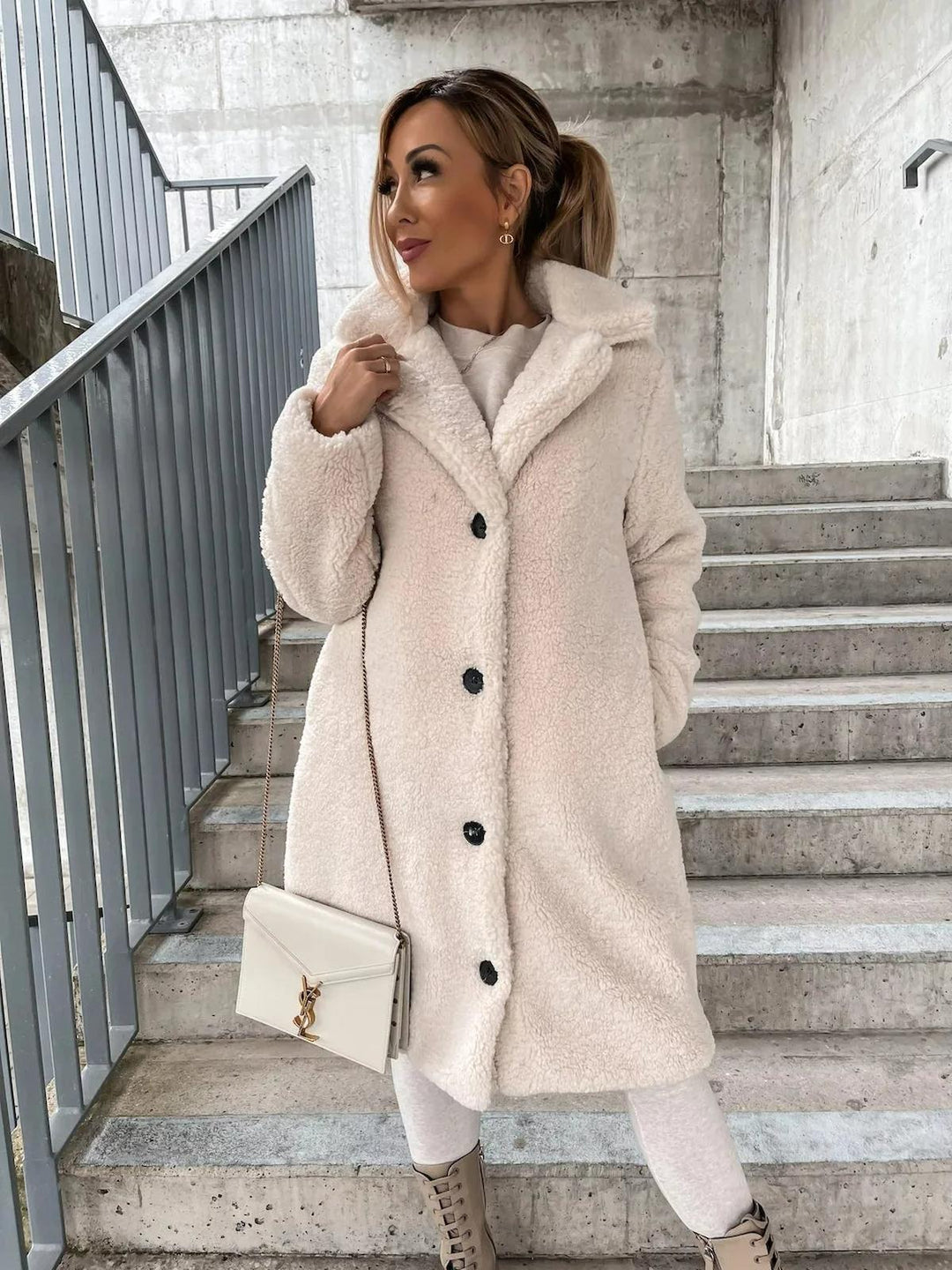 Mune | Cashmere Plush Trench Coat For Women