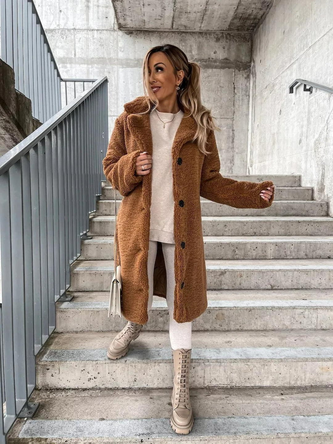 Mune | Cashmere Plush Trench Coat For Women