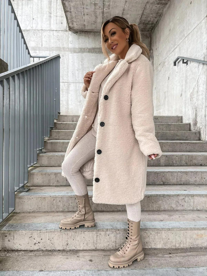 Mune | Cashmere Plush Trench Coat For Women