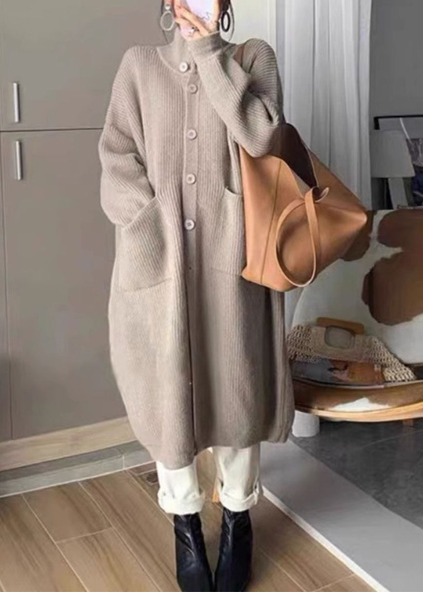 Mune | Women's Long Cardigan with Collar and Pockets