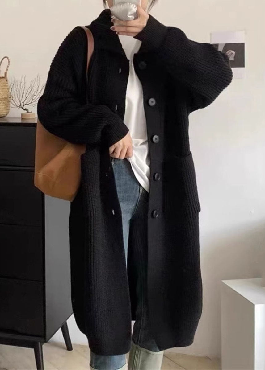 Mune | Women's Long Cardigan with Collar and Pockets