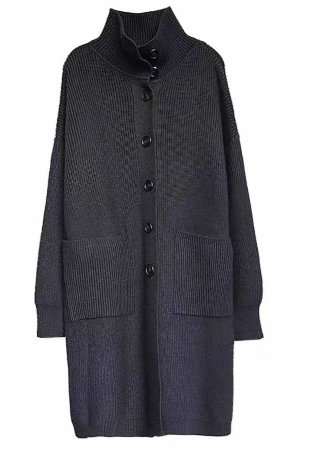 Mune | Women's Long Cardigan with Collar and Pockets
