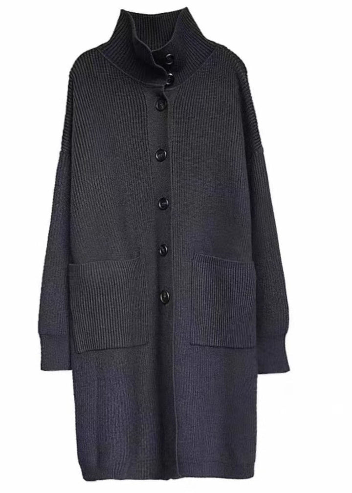 Mune | Women's Long Cardigan with Collar and Pockets