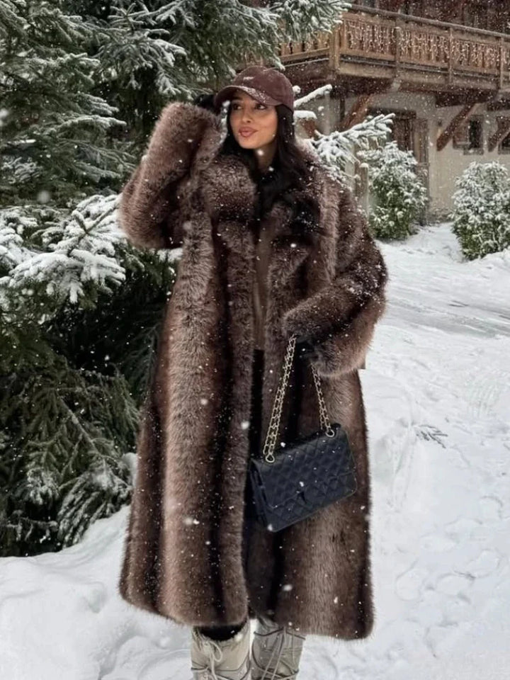 Mune | Long Women's Jacket Faux Fur Women's Jacket Winter