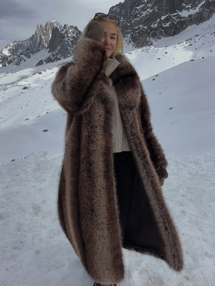 Mune | Long Women's Jacket Faux Fur Women's Jacket Winter