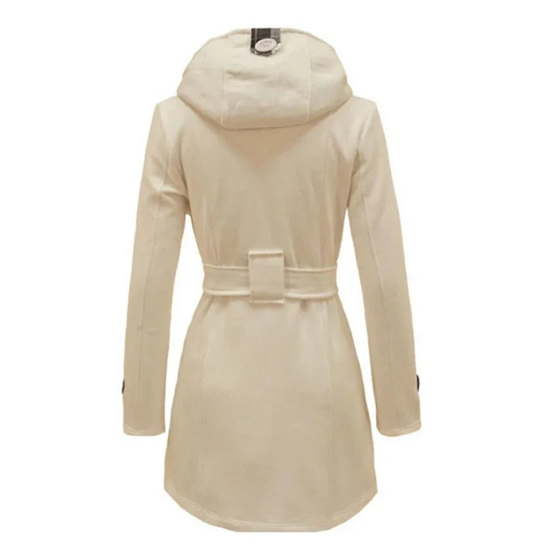 Mune | Women's trench coat with hood and belt