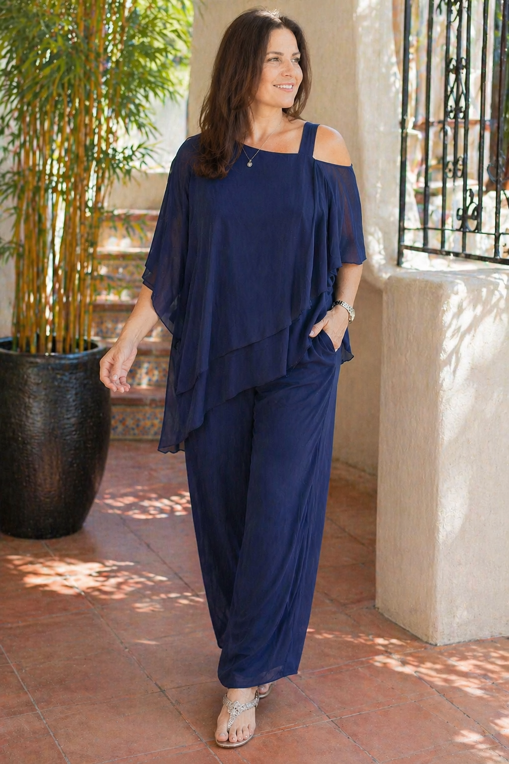 Luxury Chiffon Set for Elegant Evenings
