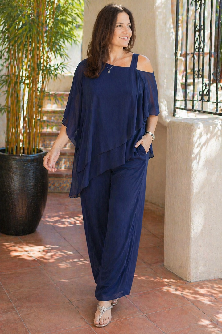 Luxury Chiffon Set for Elegant Evenings