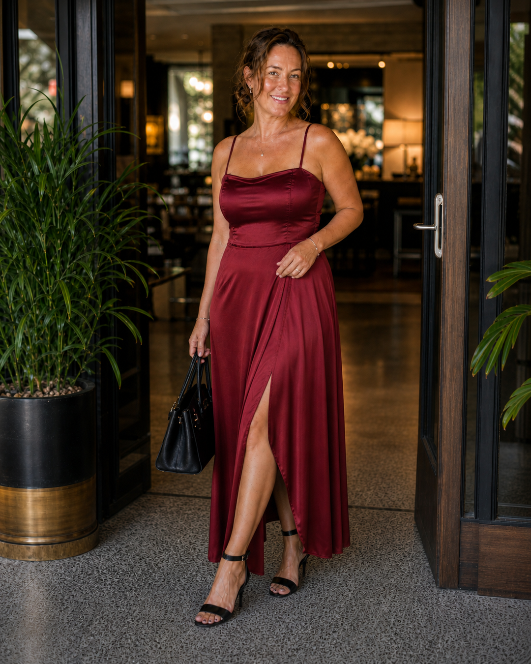 Elegant women's dress with flowing cut | Mune Fashion