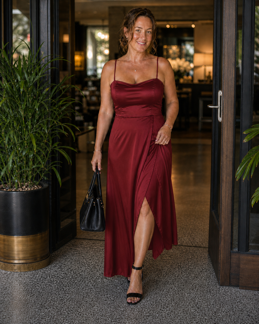 Elegant women's dress with flowing cut | Mune Fashion