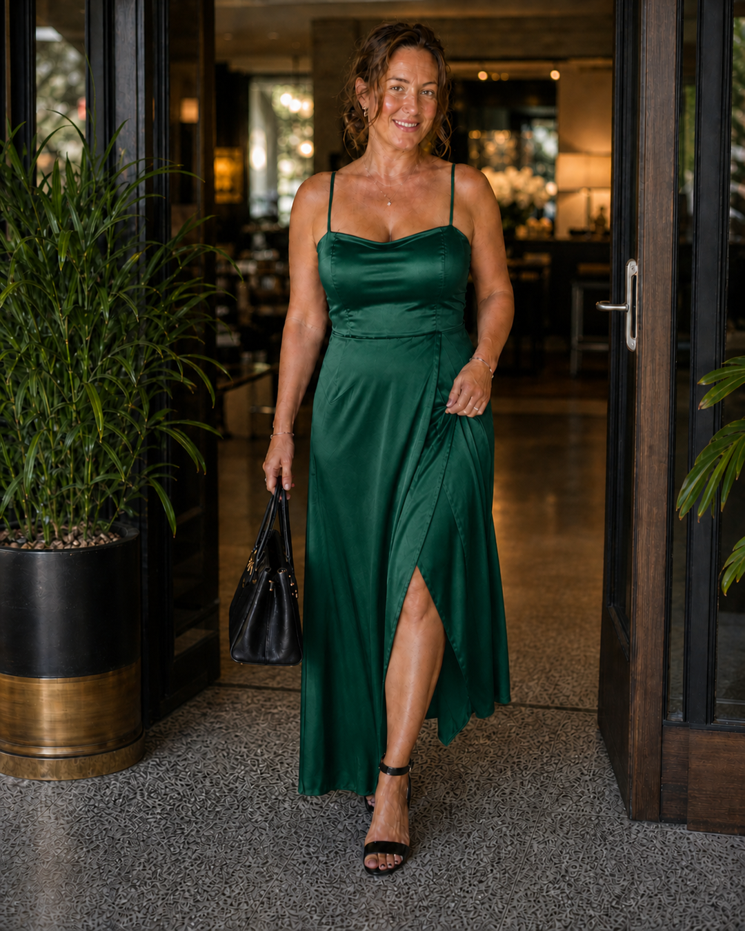 Elegant women's dress with flowing cut | Mune Fashion