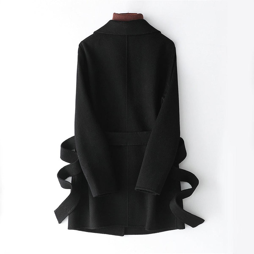 Mune | Stylish Slim Fit Wool Wrap Collar Coat