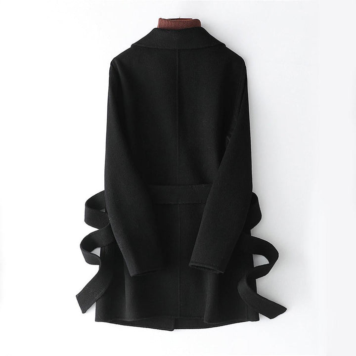 Mune | Stylish Slim Fit Wool Wrap Collar Coat