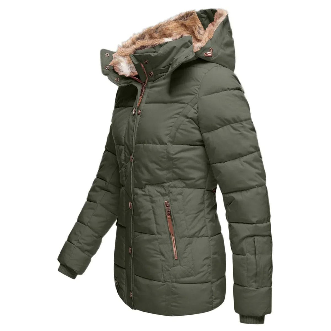 Mune | Stylish Versatile Winter Jacket with Elegant Decorations