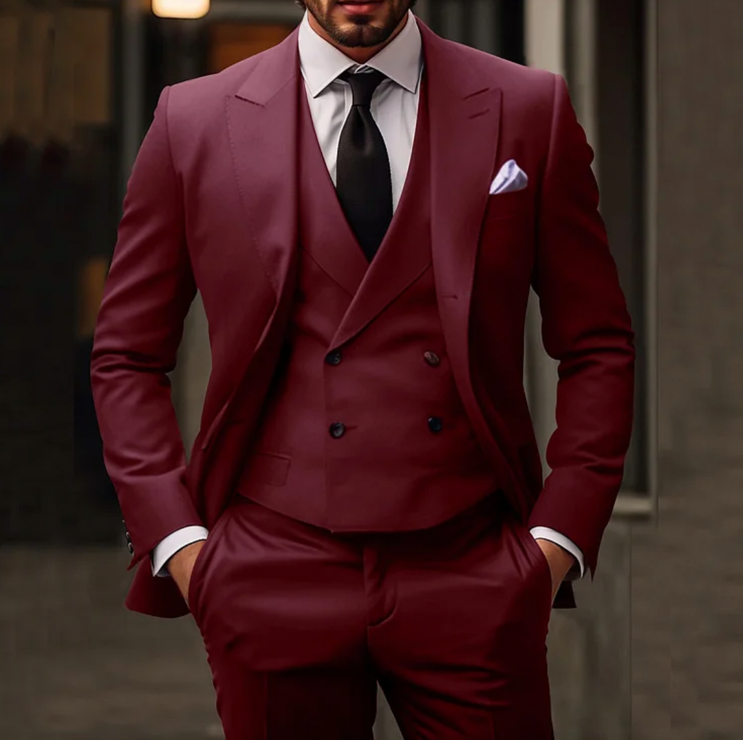 Mune | Men's Tuxedo 3-piece - Blazer, Vest & Trousers
