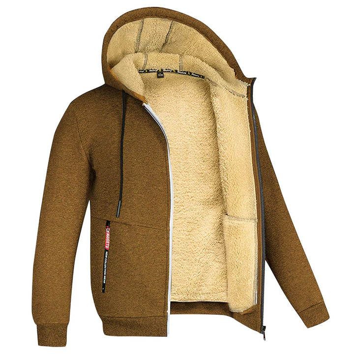 Mune | Hoodie made of Lambswool - warm & soft sweatshirt with hood and plush lining for winter