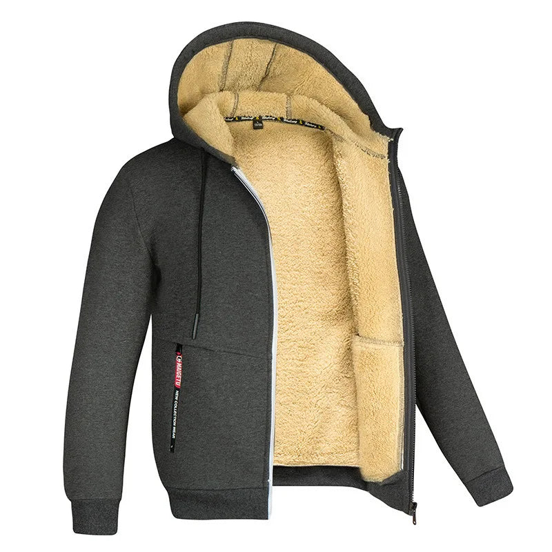 Mune | Hoodie made of Lambswool - warm & soft sweatshirt with hood and plush lining for winter