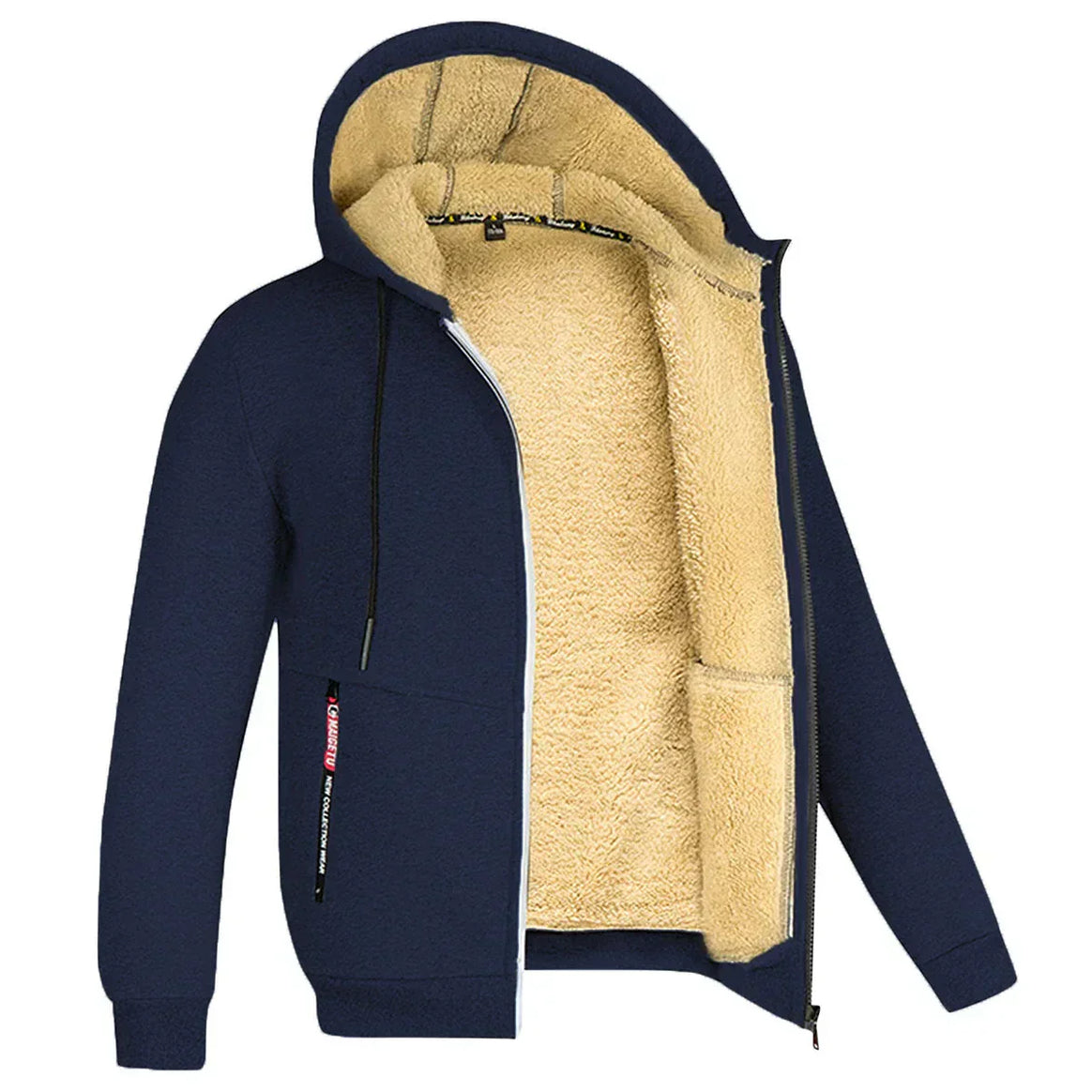 Mune | Hoodie made of Lambswool - warm & soft sweatshirt with hood and plush lining for winter