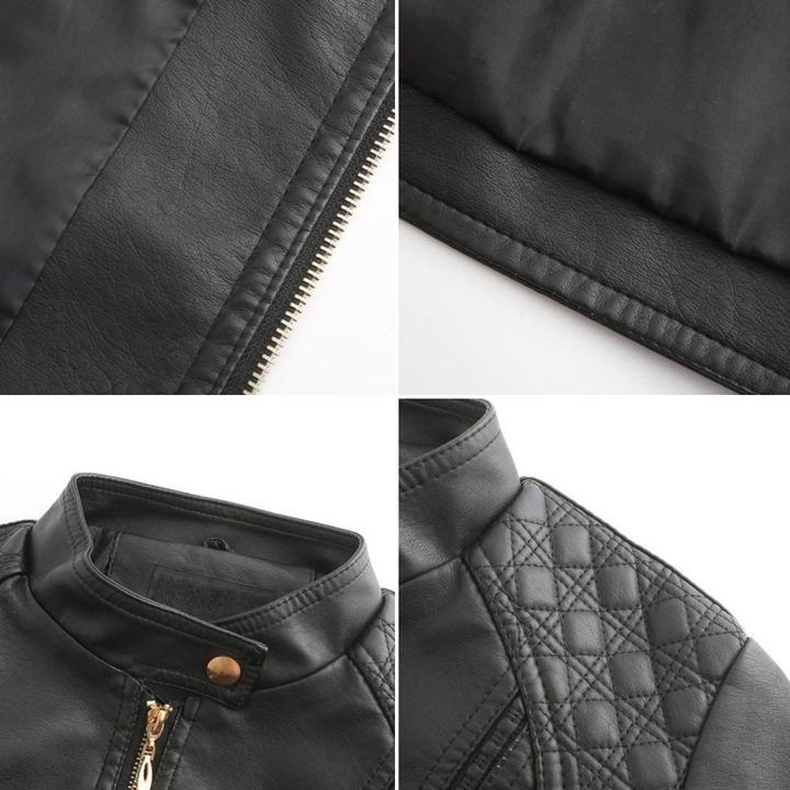 Mune | Stylish leather women's jacket made of genuine leather