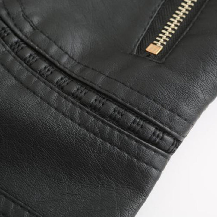 Mune | Stylish leather women's jacket made of genuine leather